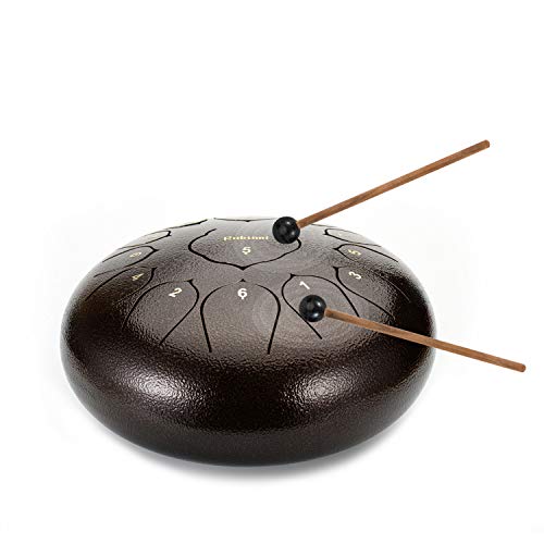 12 Inch 13 Note Steel Tongue Drum Percussion Instrument Lotus