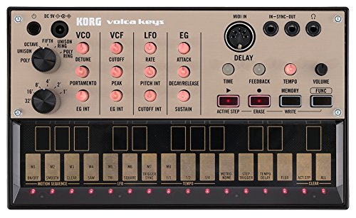 Korg Volca Keys Analogue Loop Synth Bundle with Power Supply