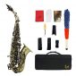 Kalaok Vintage Style Bb Soprano Saxophone Sax Brass Material Woodwind