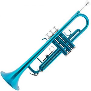 Mendini by Cecilio Sky Blue Bb Trumpet – Perfect for Beginners & Students - Image 4