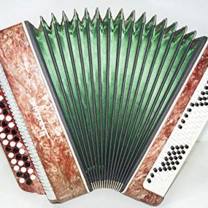 Authentic Bayan Ukraine: 3-Row Chromatic Button Accordion with 100 Bass - Image 2