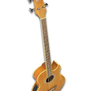 Smooth Sound, Sleek Style – 4 String Acoustic Electric Cutaway Bass Guitar - Image 3