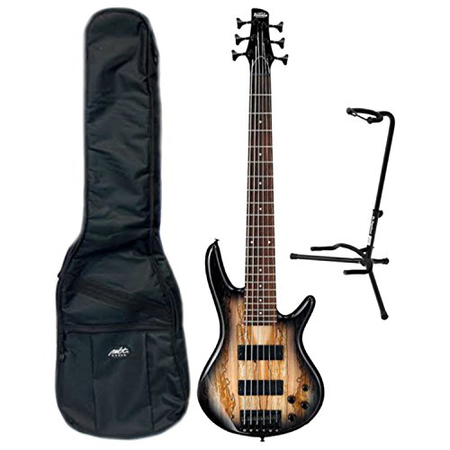 Ibanez 6-String Electric Bass (Natural Grey Burst)
