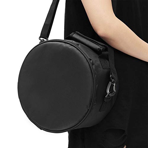 Niome 12 Inch Steel Tongue Drum 11 Notes Black w/Travel Bag and Mallets