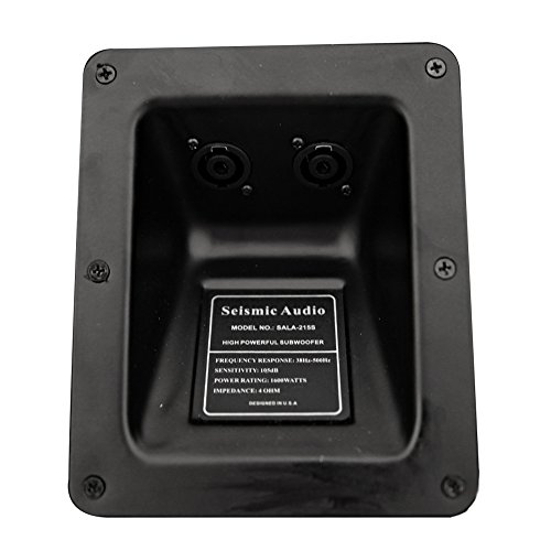 Seismic Audio Premium Passive 2 x 15 Line Array Subwoofer