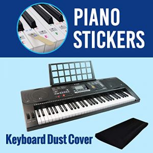 QMG 61 Key Digital Electronic Keyboard Piano with Dust Cover - Image 3