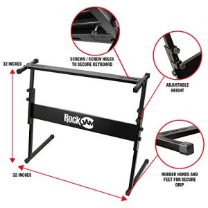 RockJam 61-Key Electronic Keyboard Piano SuperKit with Stand - Image 3