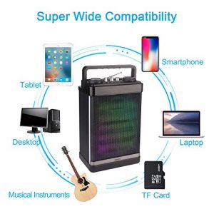 Portable Karaoke Speaker - Elevate Your Party with Bluetooth Sound, LED Lights, and Versatile Performance! ?? - Image 4