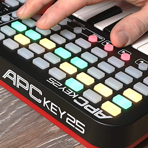 Akai Professional APC Key 25 | Compact USB Bus-Powered 40-Button Clip