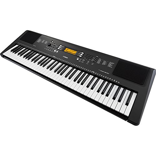 Yamaha 76-Key Portable Keyboard with Power Adapter and Focus Piano Book