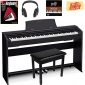 Casio Privia Digital Piano - Black Bundle with Furniture Bench