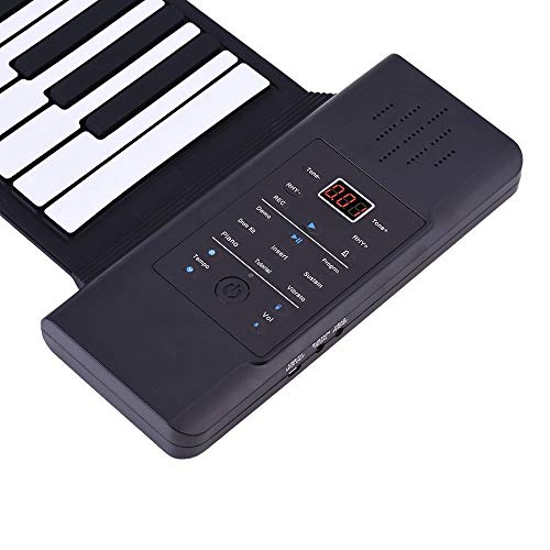 Roll Up Piano, Foldable Thickened Keys Flexible Soft Silicon Electric