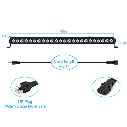 Stage Lights Bar: Elevate Your Event with 96W RGBA 4-in-1 LED Wash Lights for Dynamic Ambiance