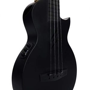 Concert Ukulele Electric Enya Nova U/BK EQ 23"Cutaway Carbon Fiber - Image 3