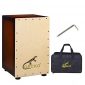 GECKO Wooden Cajon Stringed Percussion Box Gecko Pattern Hand Drum