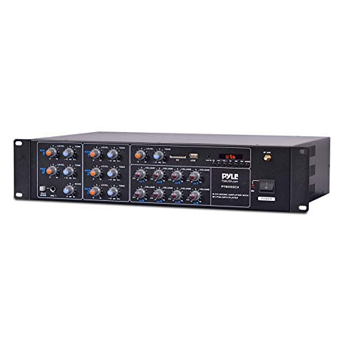 Pyle 2200W Pro Audio Power Sequencer Conditioner – 8 Outlet Surge Protector with Digital LCD Display for Studio & Home Theater