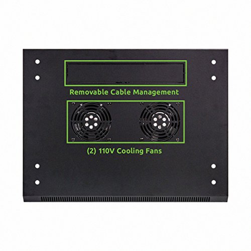 NavePoint 18U Deluxe IT Wallmount Cabinet Enclosure