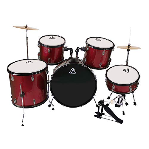 22inch 5 Piece Adults Drum Set, Les Ailes de la Voix Complete Full Size