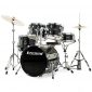 Ludwig Accent Drive Black 5-Piece Drum Set