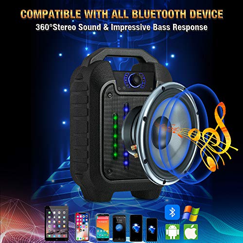 Portable PA System Bluetooth Karaoke Machine Speaker