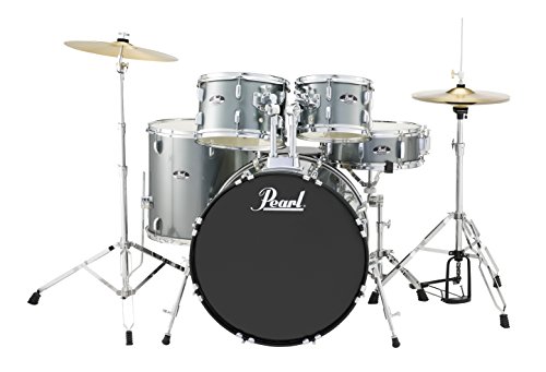 Pearl Roadshow 5-Piece Drum Set, Charcoal Metallic