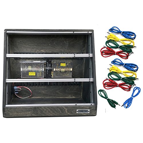 Pittsburgh Modular Structure Desktop Eurorack Enclosure w/ 10 Cables