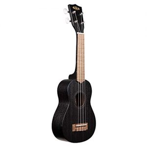Kala Black Satin Mahogany Soprano Ukulele Bundle - Image 3