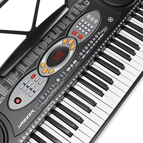 Hamzer 61-Key Electronic Keyboard Portable Digital Music Piano