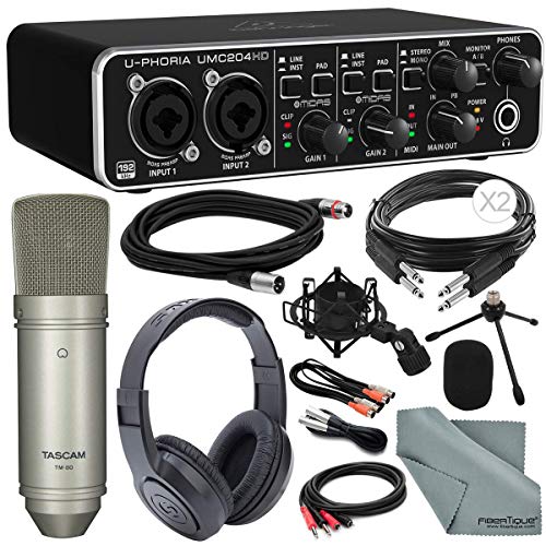Behringer U-PHORIA USB 2.0 Audio/MIDI Interface and Platinum Bundle
