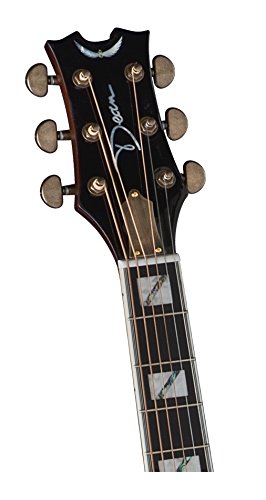 Unleash Rich Tones with Dean Brass-Plated Acoustic-Electric Resonator Guitar