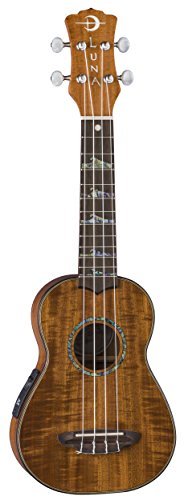 Luna High Tide Koa Acoustic/Electric Soprano Ukulele