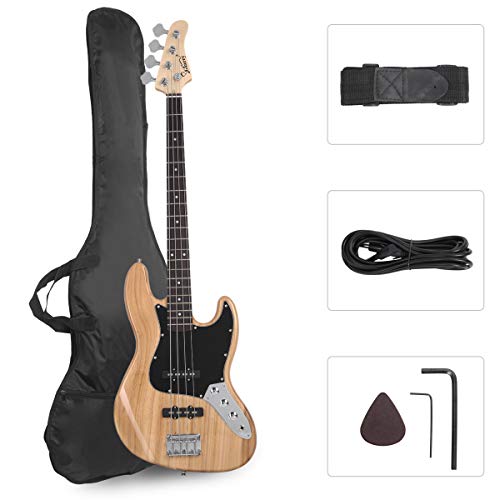 GLARRY 4 String GJazz Electric Bass Guitar Full Size Right Handed
