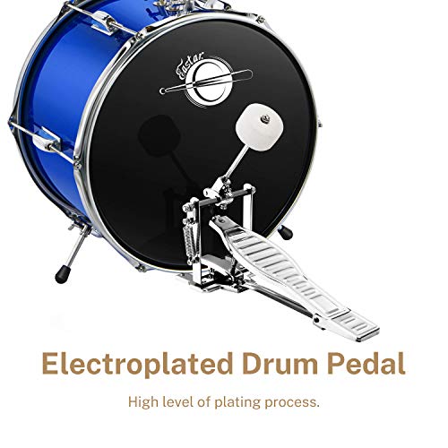 Eastar 14 inch Kids Drum Set Real 3 Pieces with Throne