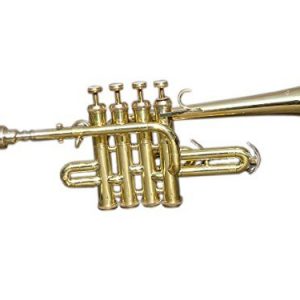 Piccolo Trumpet Brass Finish Picollo Bb/A Pitch W - Image 3