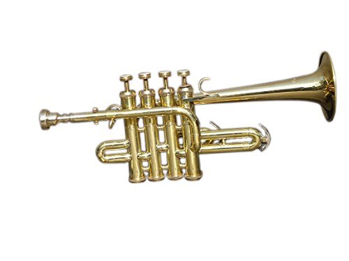 Piccolo Trumpet Brass Finish Picollo Bb/A Pitch W