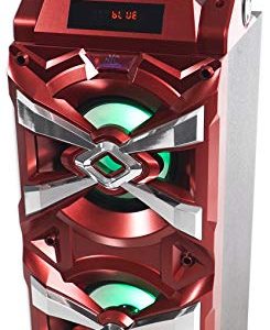 NYC Acoustics Bluetooth Karaoke Machine System w/LED's+Microphone - Image 2