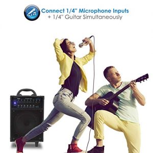 Wireless Portable PA Speaker System - 400W Bluetooth Compatible Rechargeable - Image 4
