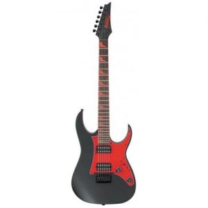 Ibanez GRG 6 String Solid-Body Electric Guitar, Right, Black Flat