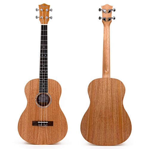 Baritone Ukulele 30 Inch Ukelele Uke 4 String Guitar With Ukele Picks Strap