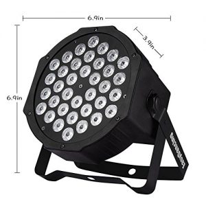 Par Lighting for Stage, 36x1W LED RGB 7 Channel with Remote - Image 2
