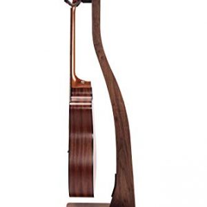 Zither Wooden Guitar Stand - Handcrafted Solid Walnut Wood Floor Stands - Image 2