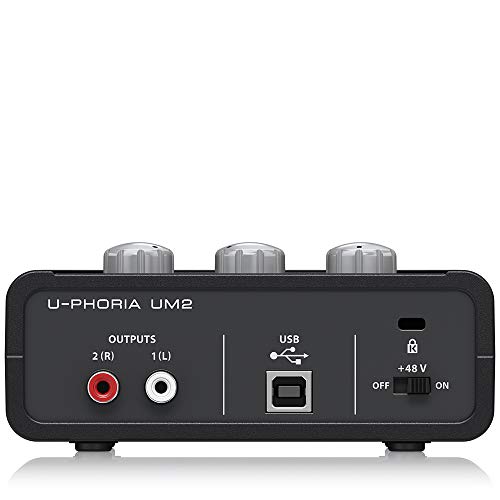 BEHRINGER Audio Interface, Black, 1-Channel