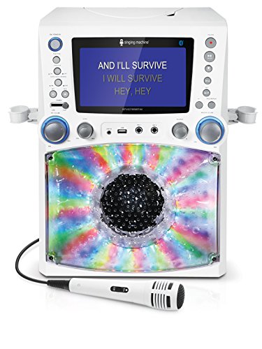 Singing Machine Bluetooth Karaoke Machine with Disco Lights