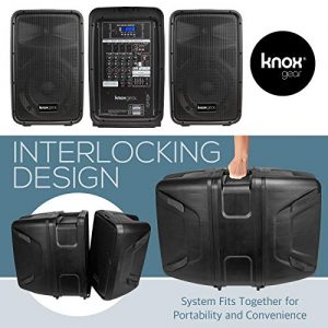 Portable PA Speaker & Mixer Set – Knox 8″ 8-Channel DJ PA System with Dual Speakers & Mixer - Image 4