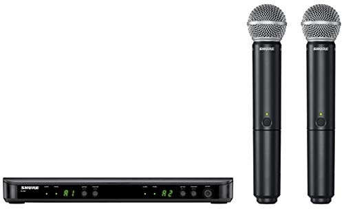 Shure Dual Channel Wireless Handheld Microphone System