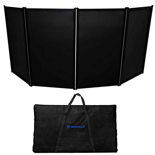 Rockville DJ Event Facade Light Weight Metal Frame Booth+Travel Bag