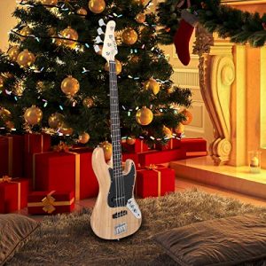 Get Into the Groove: Glarry GJazz Electric Bass Guitar - Full Size, Right-Handed, Burly Wood Finish, Complete Beginner Kit - Image 4