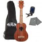 Kala Ukulele Satin Mahogany Soprano Bundle