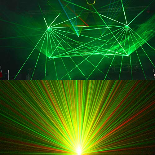 U`King Dj Disco Lights Party Lights 4 Beam Effect Sound Activated Strobe Light