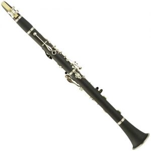 Mendini Black Ebonite B Flat Clarinet with Case, Stand, Pocketbook - Image 3